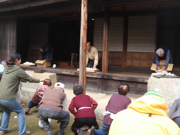 餅まき
