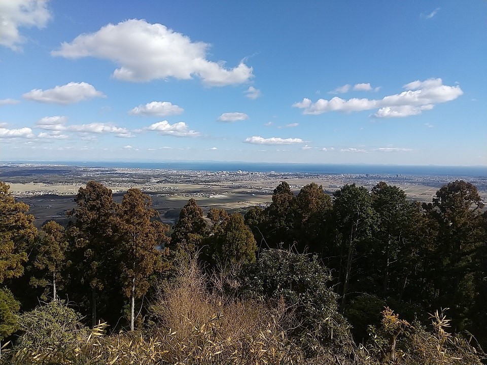 長谷山から