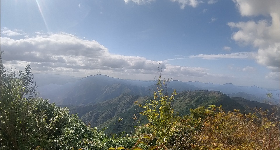 栗の木岳方面